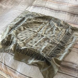 Ozma of California silk scarf